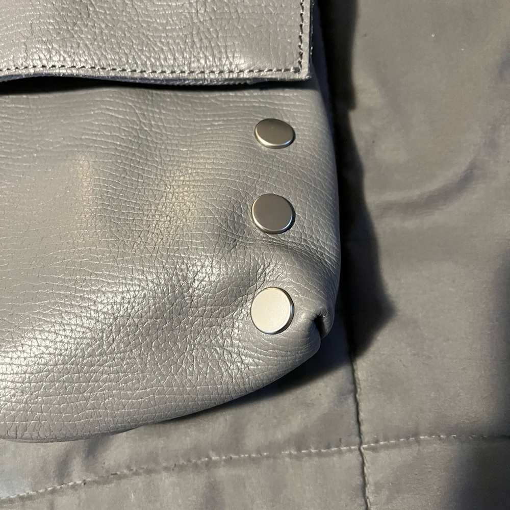 EUC Hammit VIP Meduim Montana reversible crossbody in Stingray Blue/Steel Grey - Picture 7 of 17